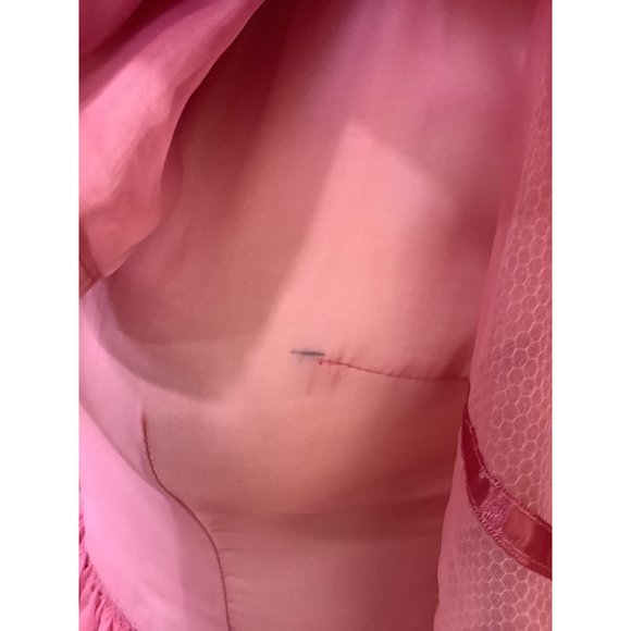 1970's Pink Ruffle Dress - Picture 8 of 16